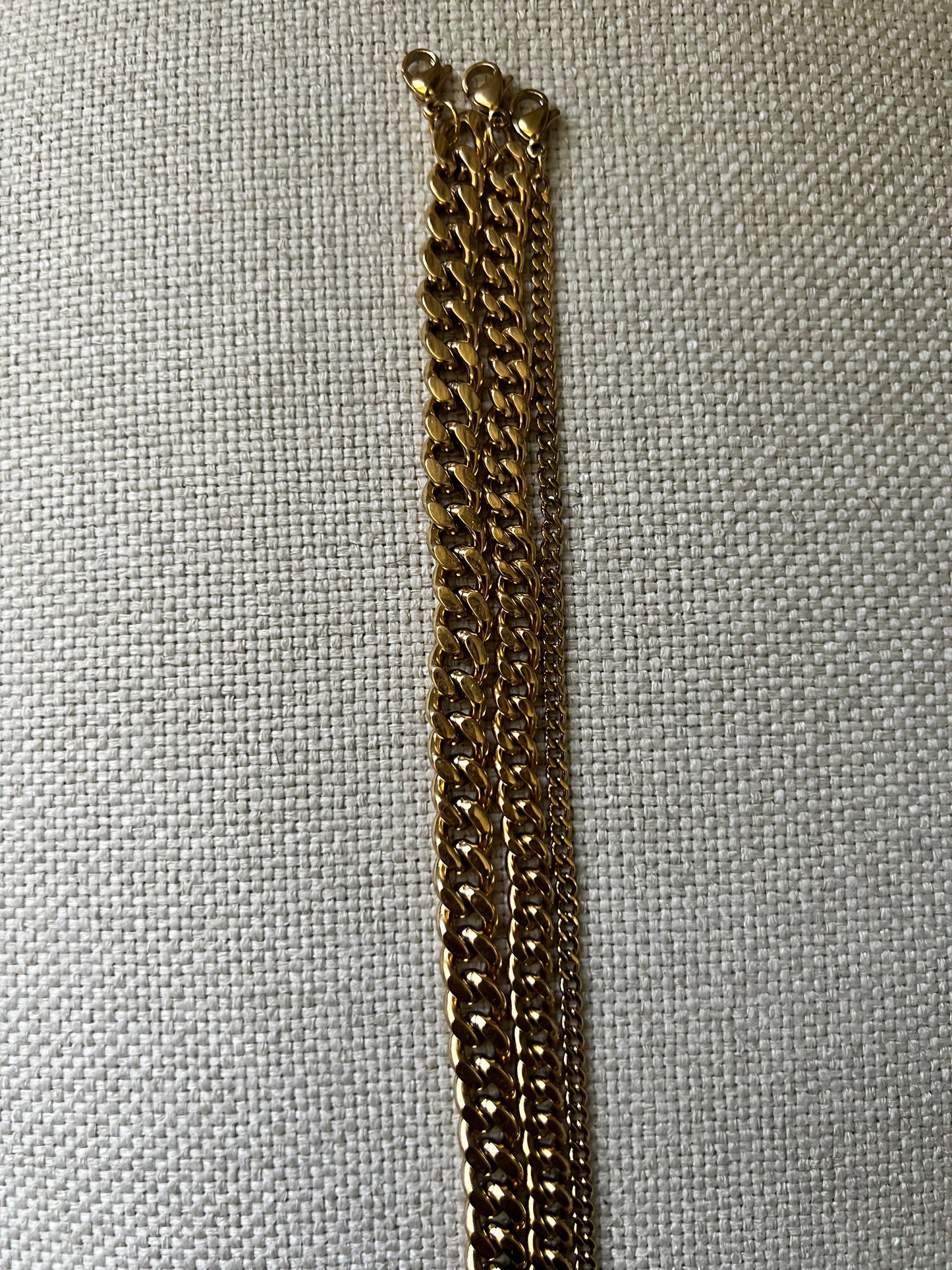 18k Cuban Link Anklet