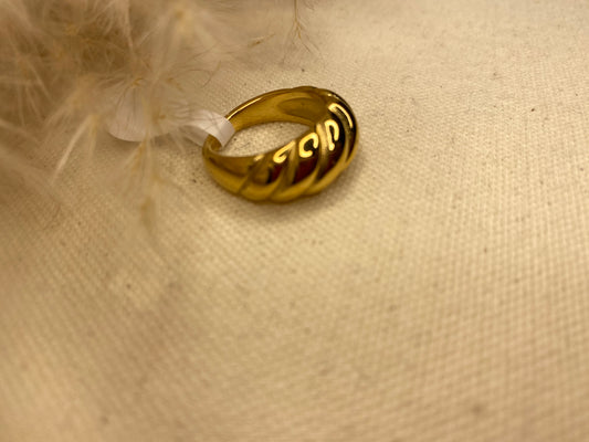 Croissant Gold Ring