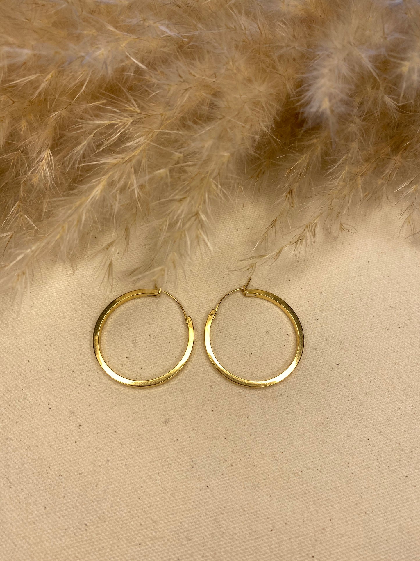 Jess Gold Hoop Earrings