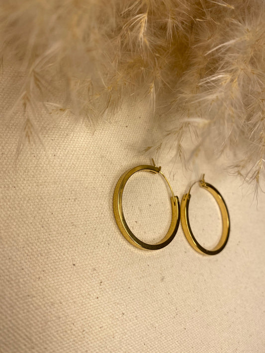 Jess Gold Hoop Earrings